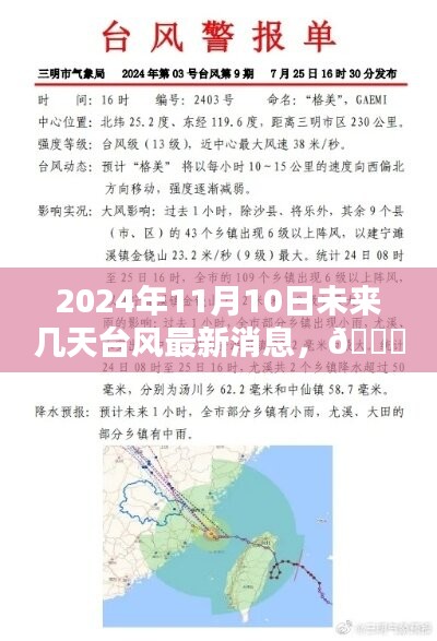 2024年11月10日及未來(lái)數(shù)日臺(tái)風(fēng)動(dòng)態(tài)，最新消息與全面解析