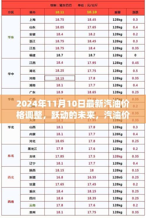 躍動的未來，汽油價格調(diào)整背后的勵志故事與力量，2024年最新動態(tài)