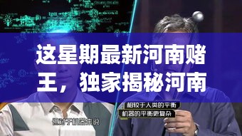 獨(dú)家揭秘，河南賭王最新高科技神器，革新功能引領(lǐng)極致體驗(yàn)，科技重塑賭壇風(fēng)云！