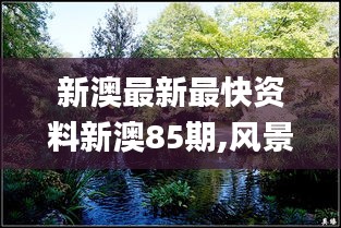 新澳最新最快資料新澳85期,風(fēng)景園林_WKJ103.96長生境