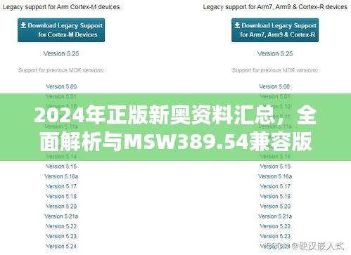 2024年正版新奧資料匯總，全面解析與MSW389.54兼容版