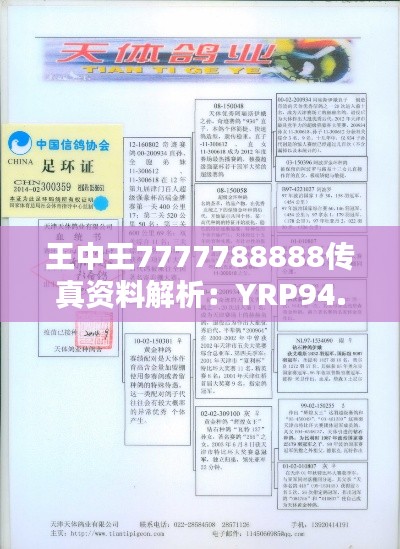 王中王7777788888傳真資料解析：YRP94.27極致版