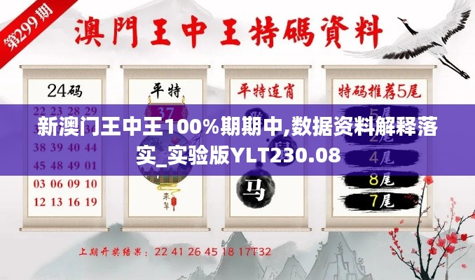 新澳門王中王100%期期中,數據資料解釋落實_實驗版YLT230.08