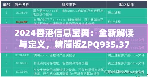 2024香港信息寶典：全新解讀與定義，精簡版ZPQ935.37