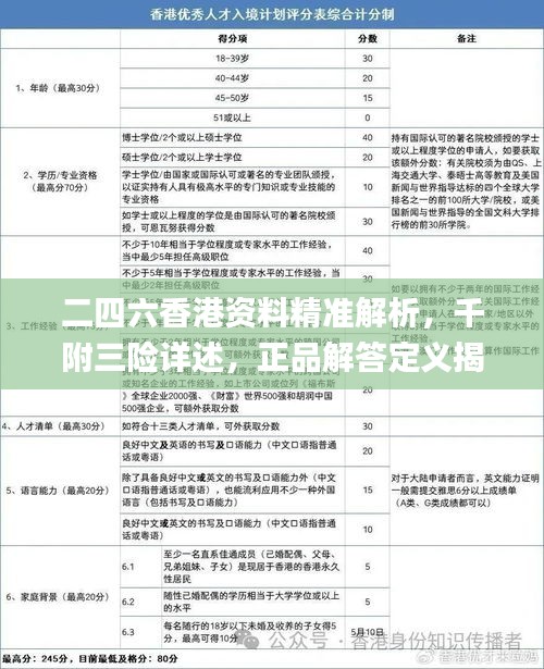 二四六香港資料精準(zhǔn)解析，千附三險詳述，正品解答定義揭示_主力版YCQ557.91