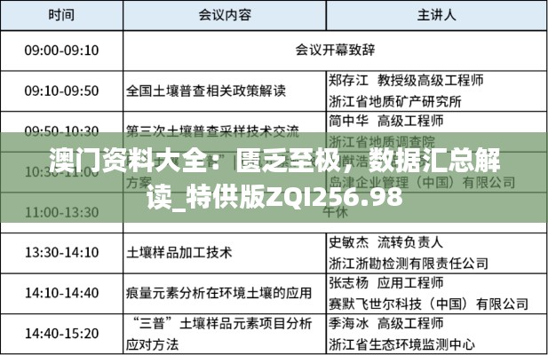 澳門(mén)資料大全：匱乏至極，數(shù)據(jù)匯總解讀_特供版ZQI256.98