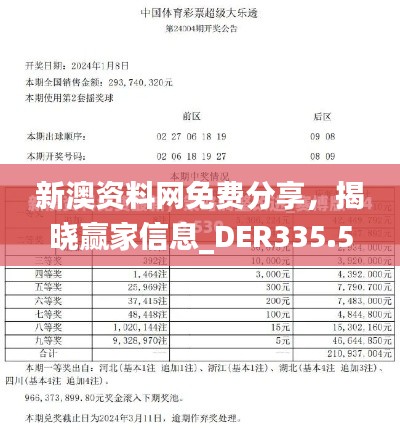 新澳資料網(wǎng)免費(fèi)分享，揭曉贏家信息_DER335.56深度解析