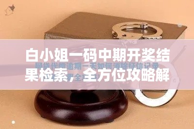 白小姐一碼中期開獎結果檢索，全方位攻略解讀_IMH650.63開放版