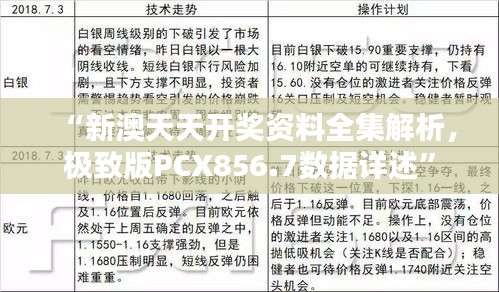 “新澳天天開獎資料全集解析，極致版PCX856.7數(shù)據(jù)詳述”