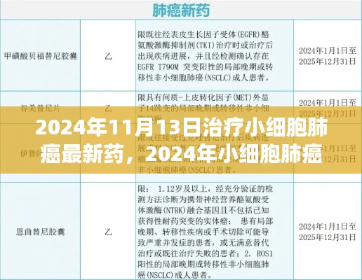 2024年小細胞肺癌治療新藥全面解析與用戶體驗，最新藥物評測及療效展望