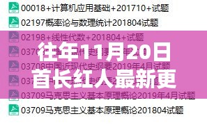 探秘十一月二十日首長紅人隱秘小巷的特色小店，最新更新揭秘往年11月20日紅人生活風(fēng)采