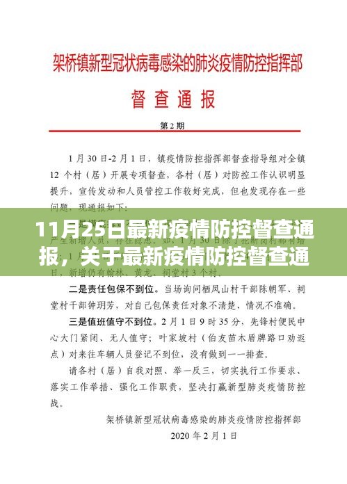 聚焦要點解讀，最新疫情防控督查通報分析（11月25日版）