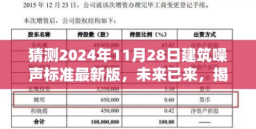 揭秘未來建筑噪聲標準，智能噪聲控制建筑標準展望與體驗科技靜謐新紀元（2024年預(yù)測）