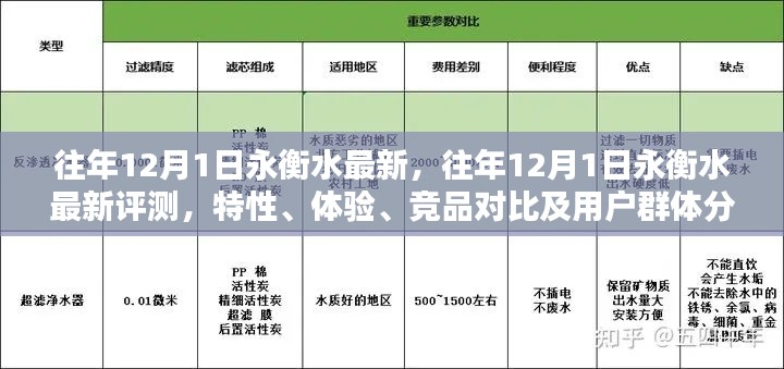 往年12月1日永衡水最新評測，特性、體驗(yàn)、競品對比及用戶群體深度解析