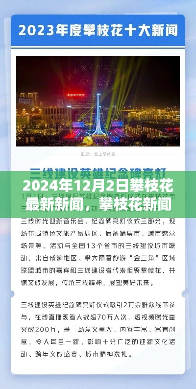 攀枝花新篇章開啟，最新新聞特寫報道，日期為2024年12月2日