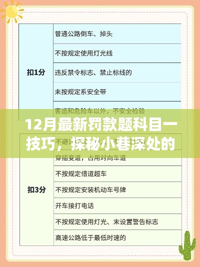 探秘駕駛寶典，揭秘科目一罰款題制勝技巧與小巷駕駛秘籍（最新更新）