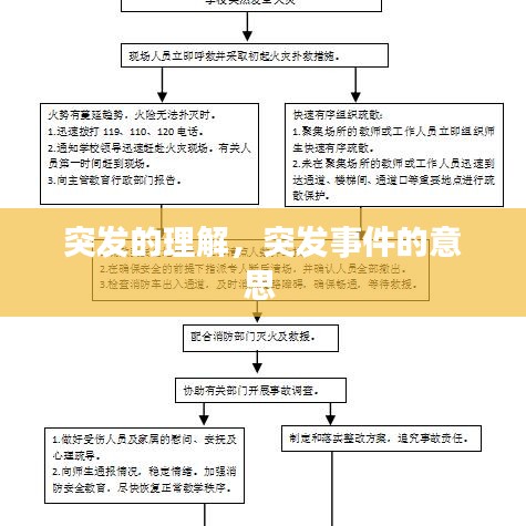 突發(fā)的理解，突發(fā)事件的意思 