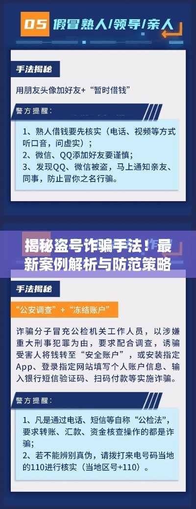 揭秘盜號詐騙手法！最新案例解析與防范策略全攻略