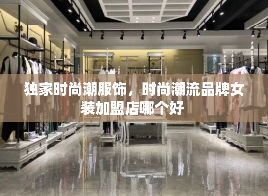 獨家時尚潮服飾，時尚潮流品牌女裝加盟店哪個好 