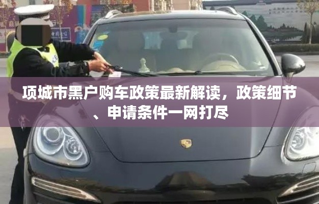 項城市黑戶購車政策最新解讀，政策細節(jié)、申請條件一網(wǎng)打盡